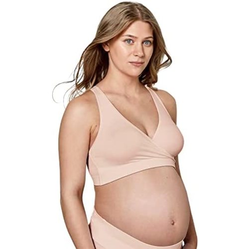 Medela Keep Cool Sleep Bra | Seamless Maternity & Nursing Bra with Full Back Breathing Zone and Soft Touch Fabric