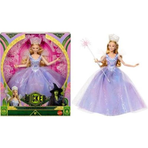 Universal Pictures’ Wicked: For Good Deluxe Glinda Doll with Movie-Inspired Outfit & 3 Accessories
