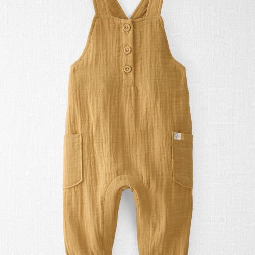 Yellow Baby Organic Cotton Gauze Overalls | Carter’s Oshkosh Canada