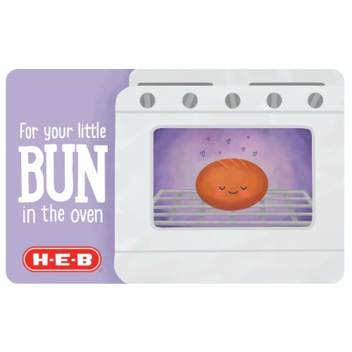 H-E-B Bun in the Oven Gift Card