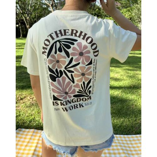Motherhood Is Kingdom Work Nursing T-shirt