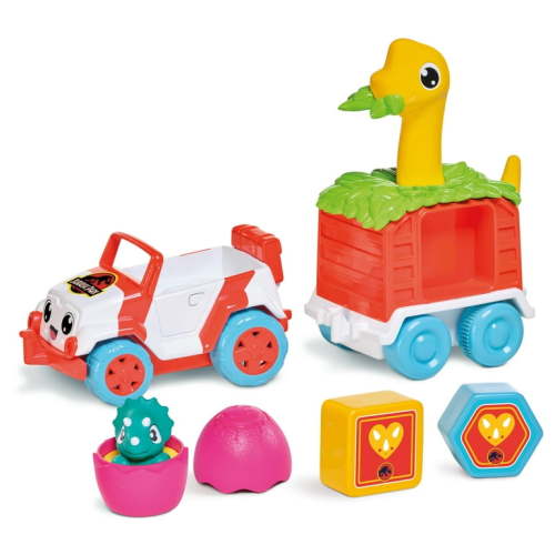 TOOMIES JURASSIC WORLD DINO RESCUE RANGER – PUSH & GO DINOSAUR TOY FOR DEVELOPMENTAL PLAY – 12M+