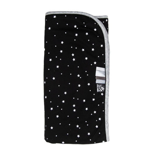 Black With White Stars Blanket - customized