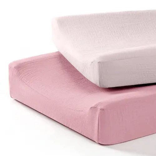 Changing Pad Cover, 2pcs Soft Breathable Cotton Diaper Changing Table Pad, Stretchy Changing Pad Sheets, Lovely Unisex Diaper Change Table Sheet for Boys Girls Baby (Light Pink) : Amazon.com.au: Baby