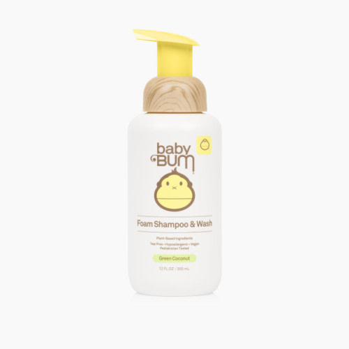 Baby Bum Foaming Shampoo & Wash - Green Coconut, 12 fl oz