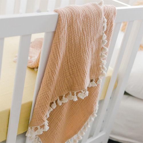 Crane Baby 6-Layer Muslin Blanket