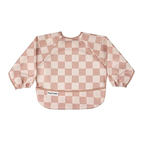 Tiny Twinkle Mess Proof Baby Bib, Full Sleeve Bib Outfit, Waterproof Bib for Toddlers, Machine Washable, Tug Proof Closure
