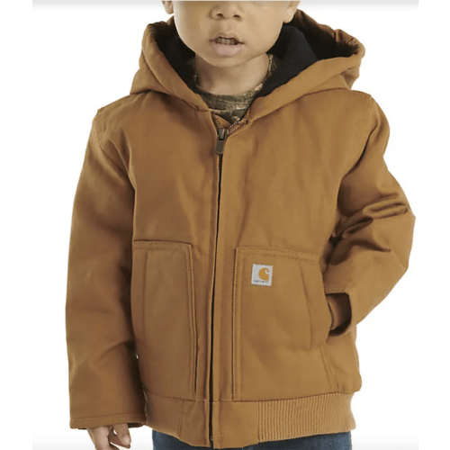 Boys' Hooded Insulated Active Jac (Infant/Toddler) | Low Stock | Carhartt