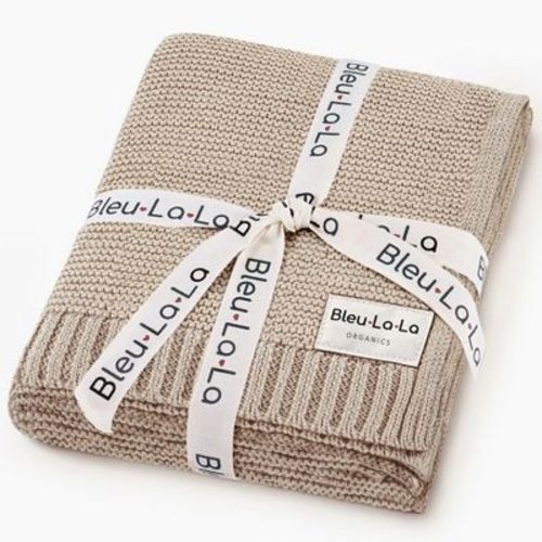 Bleu La La 100% Luxury Organic Cotton Baby Swaddle Blanket for Newborn and Infant Boys and Girls - Sugar Plum