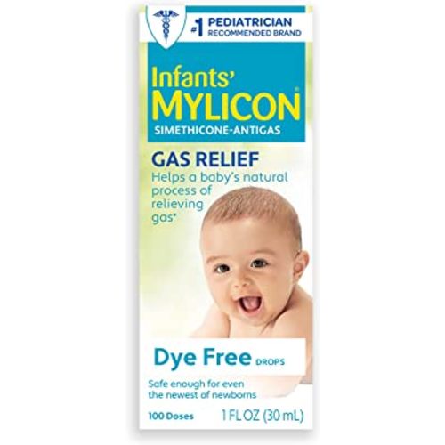 MYLICON Gas Relief Drops for Infants and Babies, Dye Free Formula, 1 Fluid Ounce