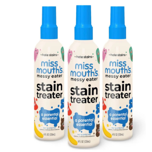 Miss Mouth's Messy Eater Stain Treater 4oz Bottle: 3 Pack – The Hate Stains Co.