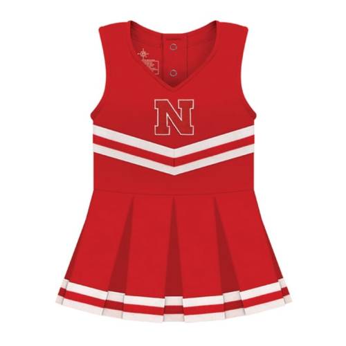 Baby Red Nebraska Cornhuskers Primary Logo Cheer Set - 35011086