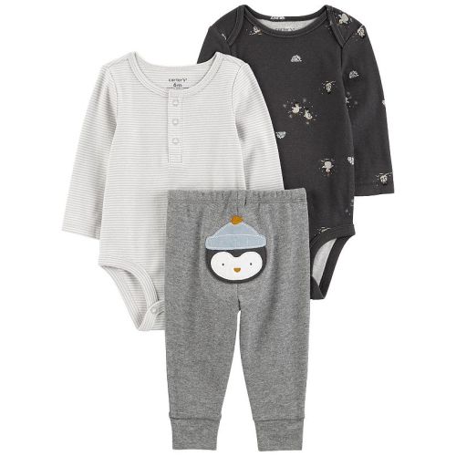 Baby Boy Carter's 3-pc. Penguin Bodysuit & Pants Set