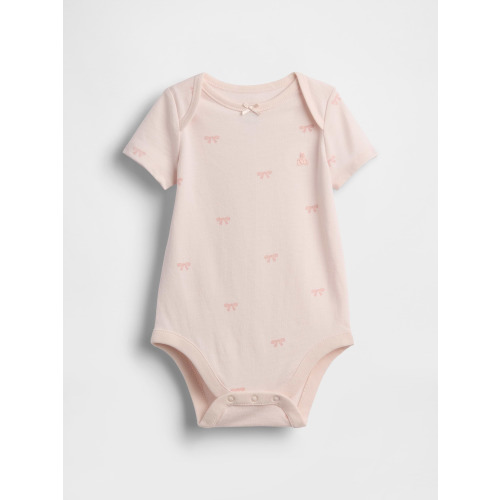 Baby First Favorites Organic Cotton Bow Bodysuit