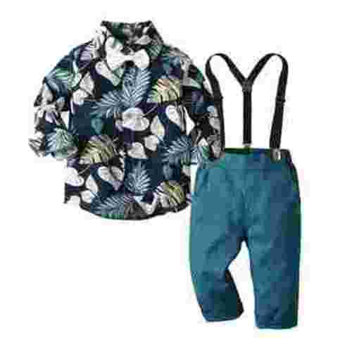 Odeerbi Baby Boys Clothes Baby Outfits Shirts Sets Newborn Autumn Winter 2025 Long Sleeve Suspender Trousers Set Boys Sling Gentleman Formal Dress Suit