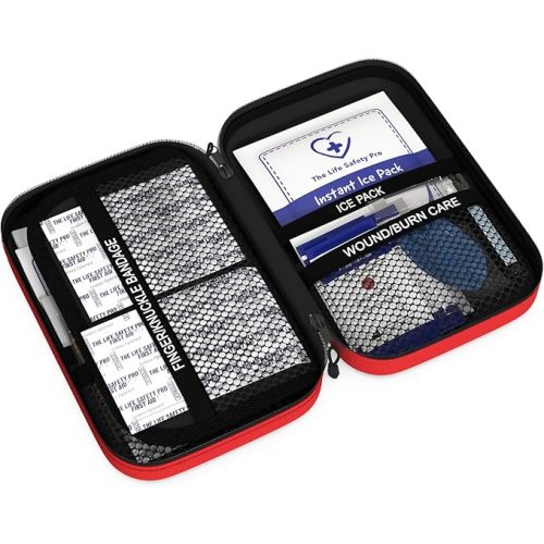 Small, First Aid and CPR Kit for children, toddler, and kids. Large Variety of Bandages to fit your childs injuries. Perfect travel first aid kit, Diaper Bag, Backpack, Car, and More. Quick and Effect