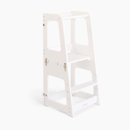 Piccalio Mini Chef 2-in-1 Convertible Toddler Tower - White