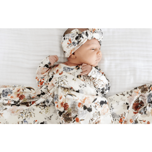 Nellie Newborn Headband Bundle (Gown)