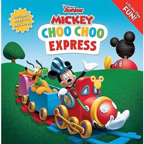 Disney Mickey Mouse Clubhouse: Choo Choo Express Lift-the-Flap (8x8 with Flaps)