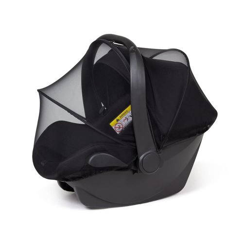 Beberoad Love Universal Baby Car Seat Mosquito Net - Breathable Mesh Cover with 2-Way Zipper for Infant Protection(Black)