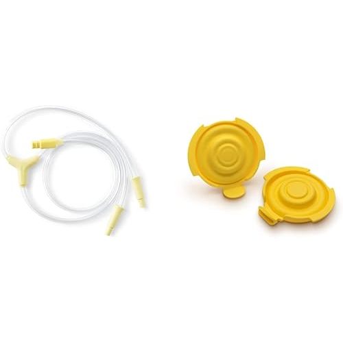 Medela Freestyle Flex Replacement Tubing & Breast Pump Parts | PersonalFitFlex Membranes, 2-Pack, Yellow
