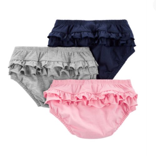 Baby 3-Pack Ruffle Diaper Cover