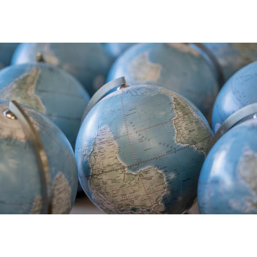 Upside down globe