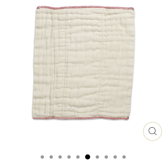 MEDIUM Cloth-eez Prefold Diapers - Organic Natural Unbleached