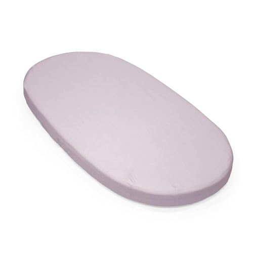 Stokke Sleepi Fitted Sheet V3, Lavender - Compatible with Sleepi Bed V3 & Mattress V3 - Washable - 100% Fine Cotton Percale
