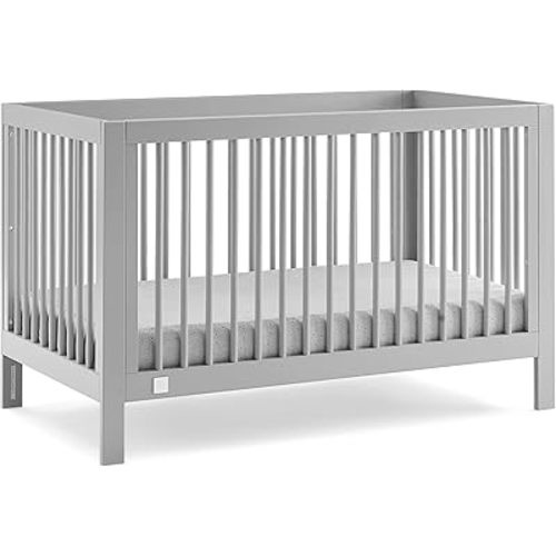 GAP babyGap Charlie 6-in-1 Convertible Crib - Greenguard Gold Certified, Grey