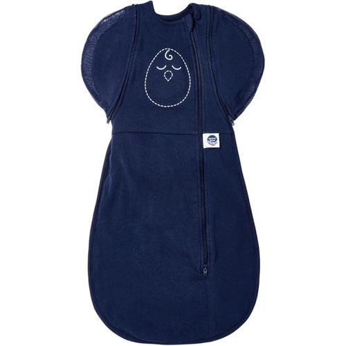 Nested Bean Air 6-in-1 Adaptable Baby Sleep Sack – Comfort & Safety for Natural Sleep, Preferred Arm Position Reduces Startle Reflex, Better Sleep for Baby, SM (13-18.5 lbs.) Night Sky