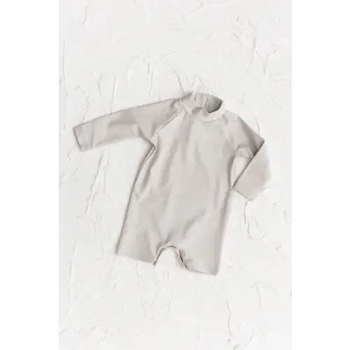 Rashie Romper - Mushroom Grey