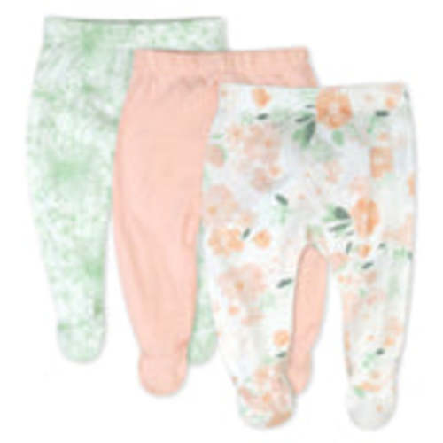 3-Pack Organic Cotton Footed Pants | Honest Baby Clothing