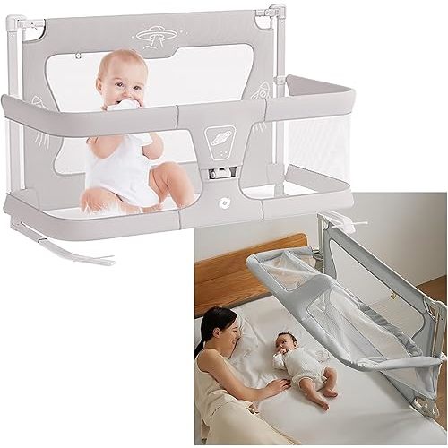 3 In 1 Bedside Crib, Next To Me Crib, Bedside Bassinet,Baby Bassinet Bedside Sleeper, Baby Bed Sleeper Baby Bed Crib Bassinet Sleeper, Easy Folding, Save Space, Portable Baby Crib 47*19.7 In ( Color :