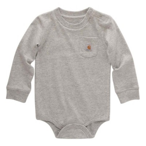 Baby Carhartt Pocket Long Sleeve Onesie | SCHEELS.com