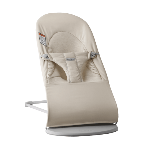 Bouncer Balance Soft: Light beige - Woven/Jersey, Tri-Fabric