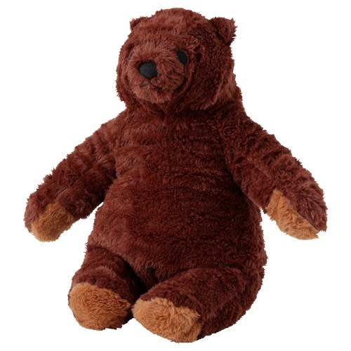 DJUNGELSKOG Soft toy - brown bear 28 cm (11 ")