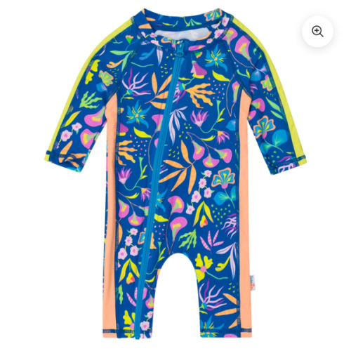 Sunsuit - Long Sleeve Romper Swimsuit | "Tropadelic"