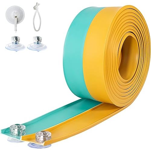 Flex Tracks 15 Ft for Kids Starter Set, Flexible Race Car Ramp Track with Suction Cups Compatible with Diecast 1/64th Cars for Ages 3 & Up (Daytona Blue & Yellow)