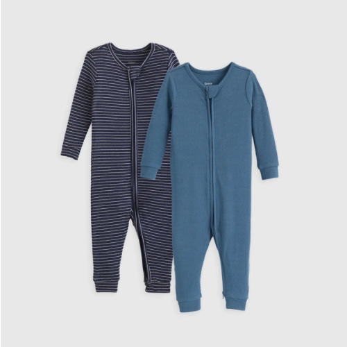 The Softest Rib One Piece Pajamas 2-Pack- Baby Boy