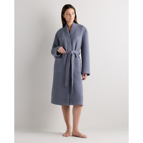 Organic Turkish Waffle Robe in Birch