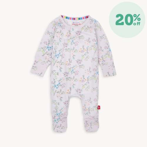 emily modal magnetic parent favorite footie with ruffle – Magnetic Me
