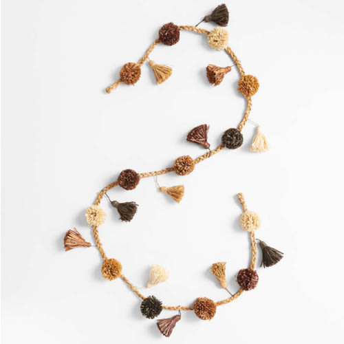 Pom Pom Garland - Brown