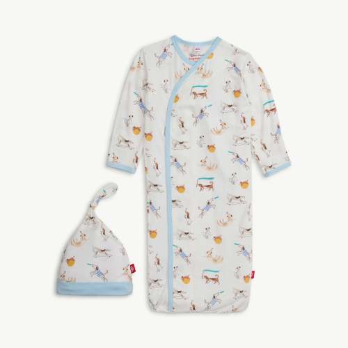 howlarious modal magnetic cozy sleeper gown + hat set – Magnetic Me
