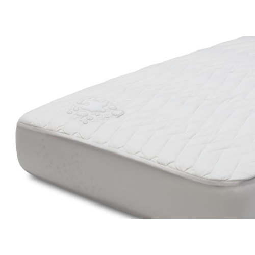 Beautyrest KIDS Silver DualCool Technology Fitted Baby Crib Mattress Pad Cover