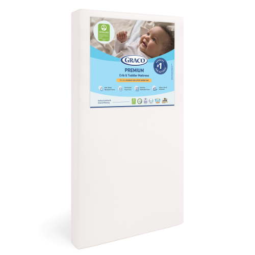 Graco Premium Foam Crib & Toddler Mattress, GREENGUARD Gold Certified