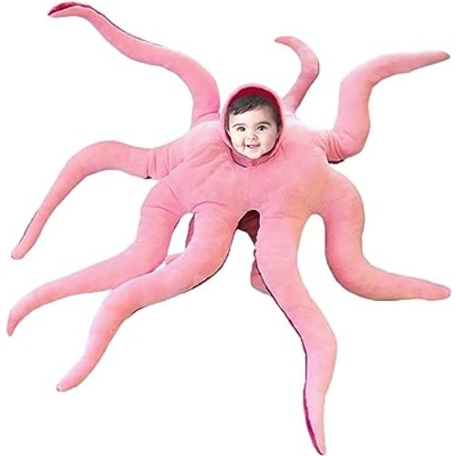 Giant Octopus Baby Costume - Stuffed Animal Wearable, Bring Joy to the Family Boy Girl