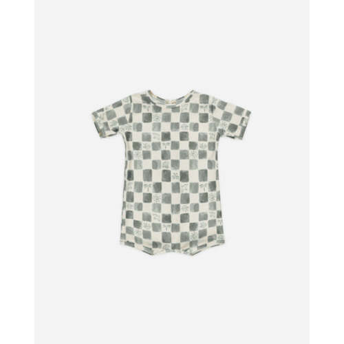 Shorty One-Piece || Coastal Check
