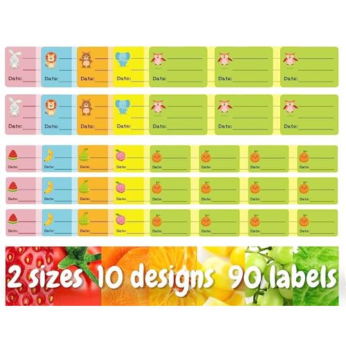 Baby Daycare Labels, Removable Write-On Date Labels for OXO Tot Baby Blocks  Food Storage Containers, Trays, Jars, Freezer & Dishwasher Friendly, for