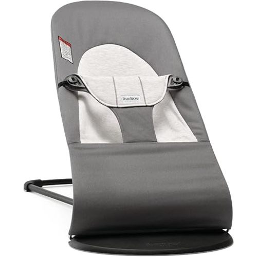 BabyBjörn Bouncer Balance Soft, Cotton/Jersey, Dark Gray/Gray (005084US)